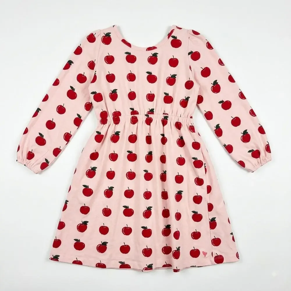 Pink Chicken Apple Dress Girls Size 6